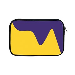 Purple Yellow Wave Apple Ipad Mini Zipper Cases by Mariart