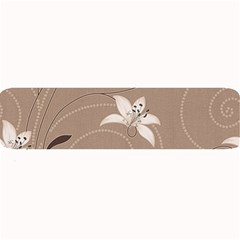 Star Flower Floral Grey Leaf Large Bar Mats by Mariart