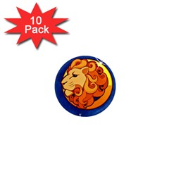 Zodiac Leo 1  Mini Magnet (10 Pack) 