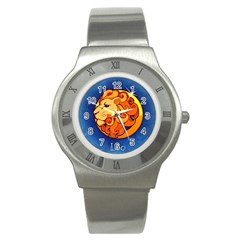 Zodiac Leo Stainless Steel Watch