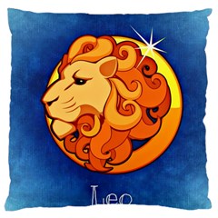 Zodiac Leo Large Cushion Case (one Side) by Mariart