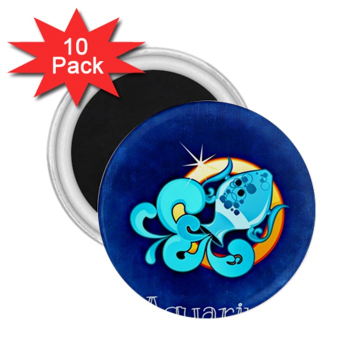 Zodiac Aquarius 2.25  Magnets (10 pack) 