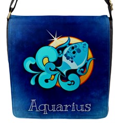 Zodiac Aquarius Flap Messenger Bag (s)