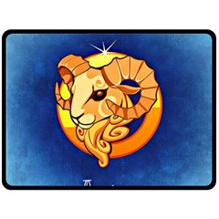 Zodiac Aries Fleece Blanket (large) 