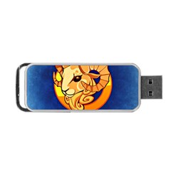 Zodiac Aries Portable Usb Flash (two Sides) by Mariart