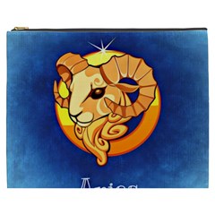 Zodiac Aries Cosmetic Bag (xxxl)  by Mariart