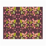 Floral pattern Small Glasses Cloth (2-Side) Back