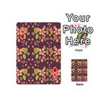 Floral pattern Playing Cards 54 (Mini)  Front - DiamondQ