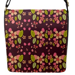 Floral Pattern Flap Messenger Bag (s)