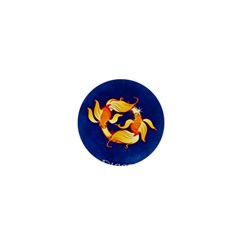 Zodiac Pisces 1  Mini Buttons by Mariart