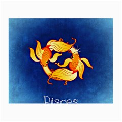 Zodiac Pisces Small Glasses Cloth (2-side) by Mariart