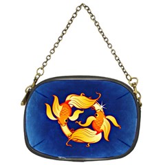 Zodiac Pisces Chain Purses (one Side)  by Mariart