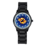 Zodiac Pisces Stainless Steel Round Watch Front