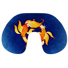 Zodiac Pisces Travel Neck Pillows by Mariart