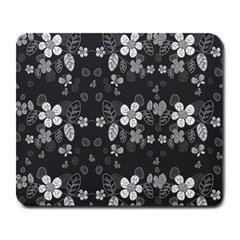 Floral Pattern Large Mousepads by Valentinaart