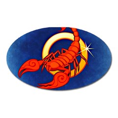 Zodiac Scorpio Oval Magnet by Mariart