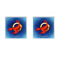 Zodiac Scorpio Cufflinks (square)