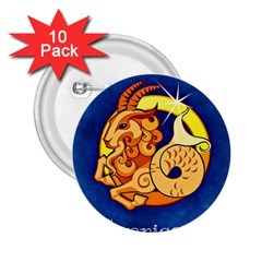 Zodiac Capricorn 2 25  Buttons (10 Pack) 