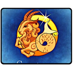 Zodiac Capricorn Double Sided Fleece Blanket (medium) 