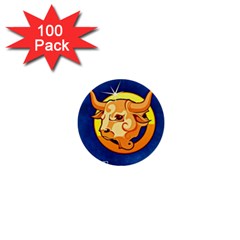 Zodiac Taurus 1  Mini Buttons (100 Pack) 