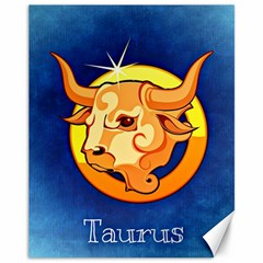 Zodiac Taurus Canvas 11  X 14  