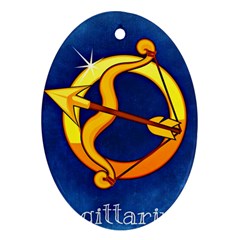 Zodiac Sagittarius Ornament (Oval)