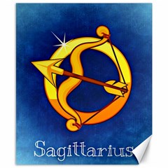 Zodiac Sagittarius Canvas 8  x 10 