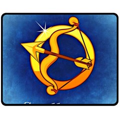 Zodiac Sagittarius Fleece Blanket (Medium) 