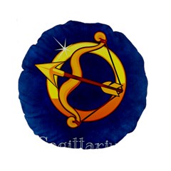 Zodiac Sagittarius Standard 15  Premium Round Cushions