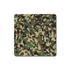 Army Camouflage Square Magnet