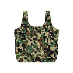 Army Camouflage Full Print Recycle Bags (s)  by Mariart