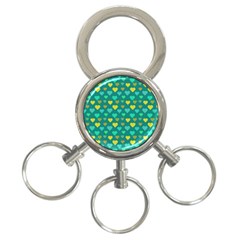 Hearts Seamless Pattern Background 3-ring Key Chains