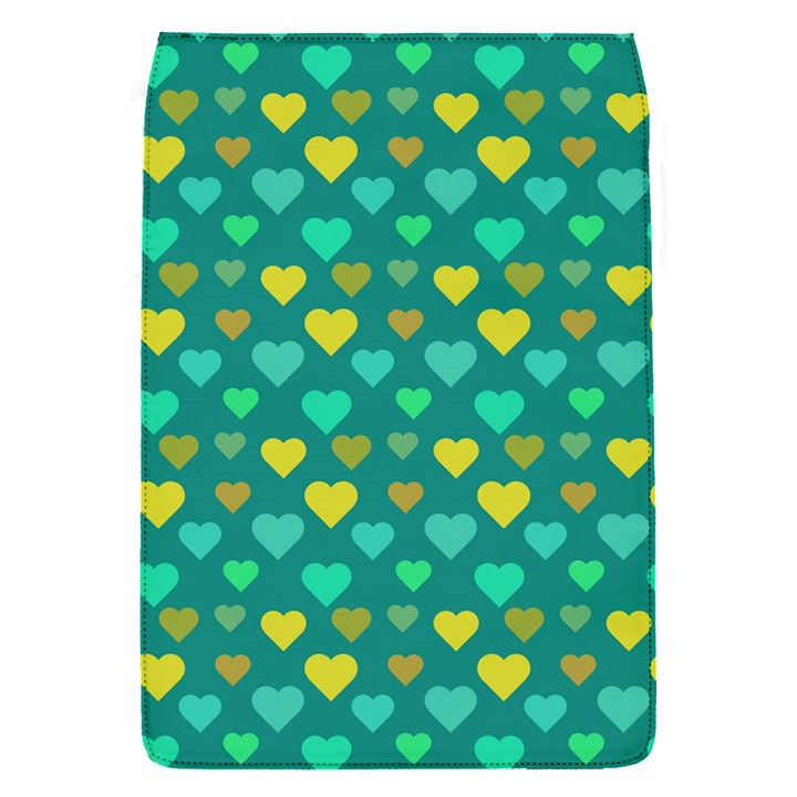 Hearts Seamless Pattern Background Flap Covers (S) 