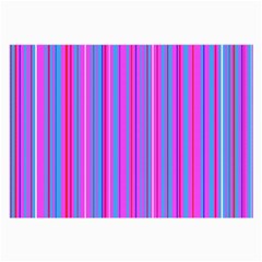 Blue And Pink Stripes Large Glasses Cloth by Nexatart