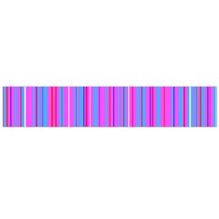 Blue And Pink Stripes Flano Scarf (large) by Nexatart