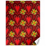 Digitally Created Seamless Love Heart Pattern Canvas 18  x 24   17.8 x23.08  Canvas - 1