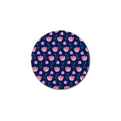 Watercolour Flower Pattern Golf Ball Marker (4 Pack)