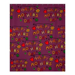 Happy Mothers Day Text Tiling Pattern Shower Curtain 60  X 72  (medium) 