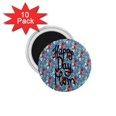 Happy Mothers Day Celebration 1 75  Magnets (10 Pack)  by Nexatart