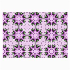Pretty Pink Floral Purple Seamless Wallpaper Background Large Glasses Cloth by Nexatart