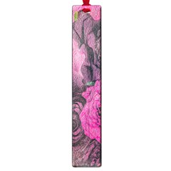 Oil Painting Flowers Background Large Book Marks