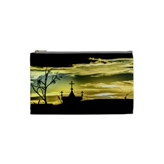 Graves At Side Of Road In Santa Cruz, Argentina Cosmetic Bag (small)  by dflcprints