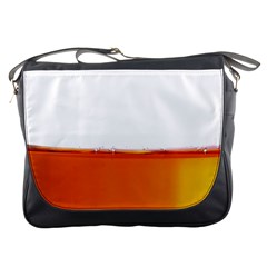 The Wine Bubbles Background Messenger Bags by Nexatart