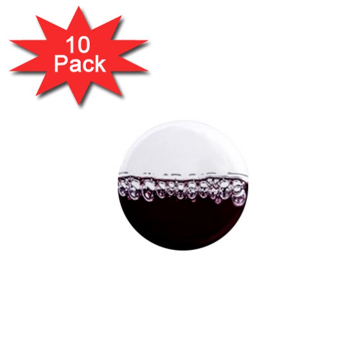 Bubbles In Red Wine 1  Mini Magnet (10 pack) 