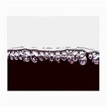 Bubbles In Red Wine Small Glasses Cloth (2-Side) Front