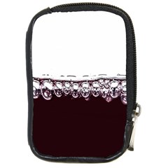 Bubbles In Red Wine Compact Camera Cases