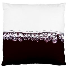 Bubbles In Red Wine Standard Flano Cushion Case (one Side) by Nexatart