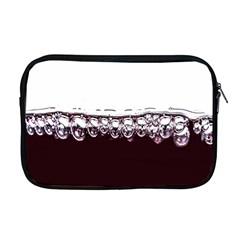 Bubbles In Red Wine Apple Macbook Pro 17  Zipper Case by Nexatart