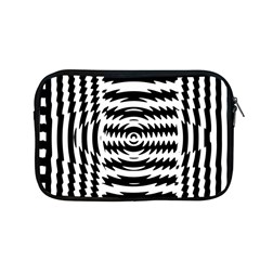 Black And White Abstract Stripped Geometric Background Apple Macbook Pro 13  Zipper Case by Nexatart