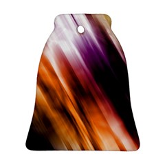 Colourful Grunge Stripe Background Bell Ornament (two Sides) by Nexatart